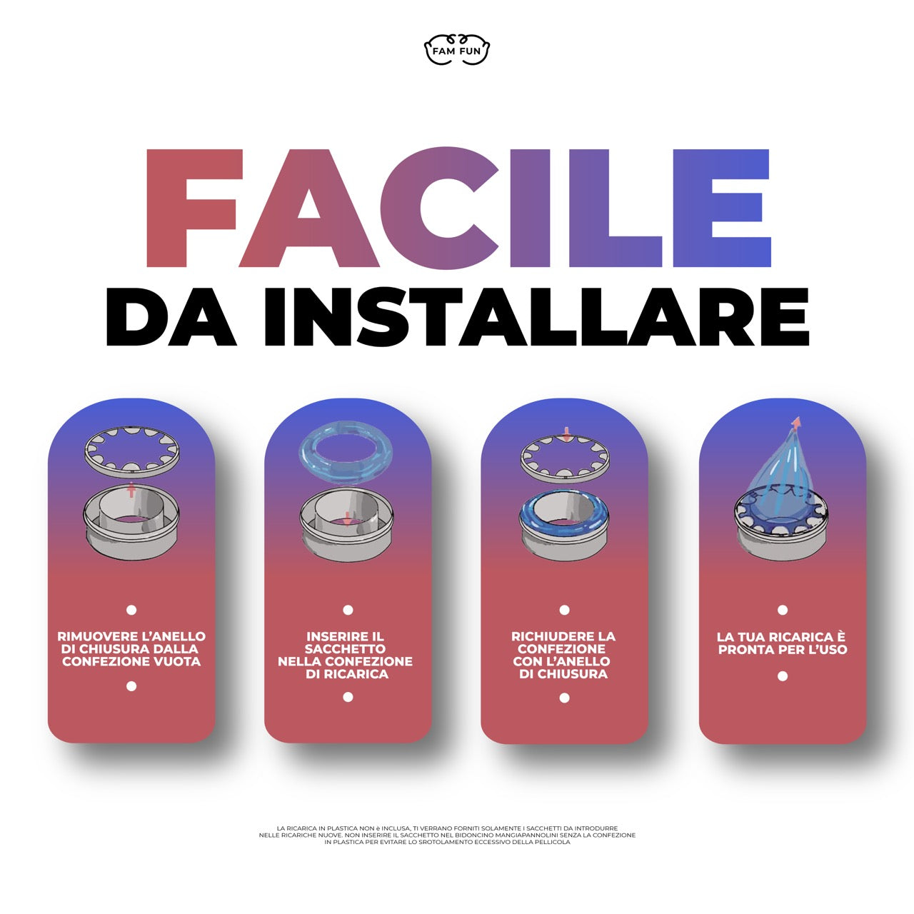 Ricariche Per Pattumiera Pannolini ZPQAODI - 12 Sacchetti Profumati Compatibili Tommee Tippee - Foto 4