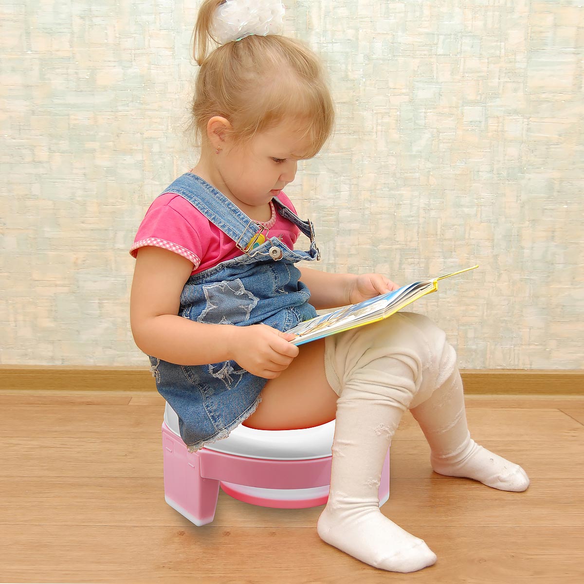 Seggiolino Wc Antiscivolo Sedile WC Bambini Con Maniglia - Riduttore Vasino Antiscivolo Per 1-8 Anni Vasino Training 1-8 Anni - 6